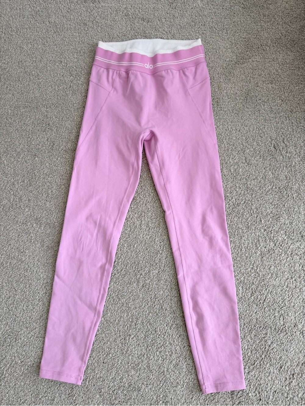ALO Yoga Pink High-Rise Leggings